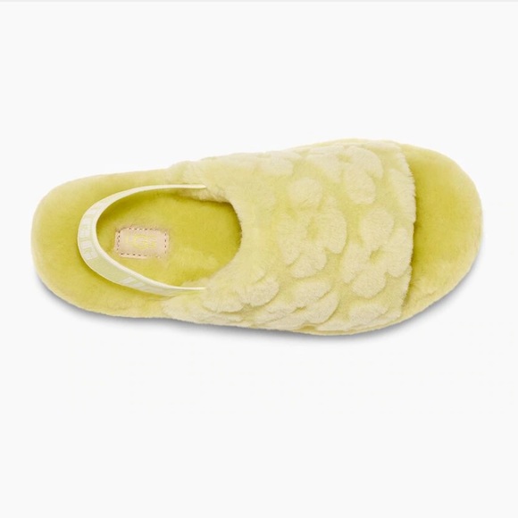 UGG Women’s Fluff Yeah Slide Poppy In Pollen - Picture 7 of 8